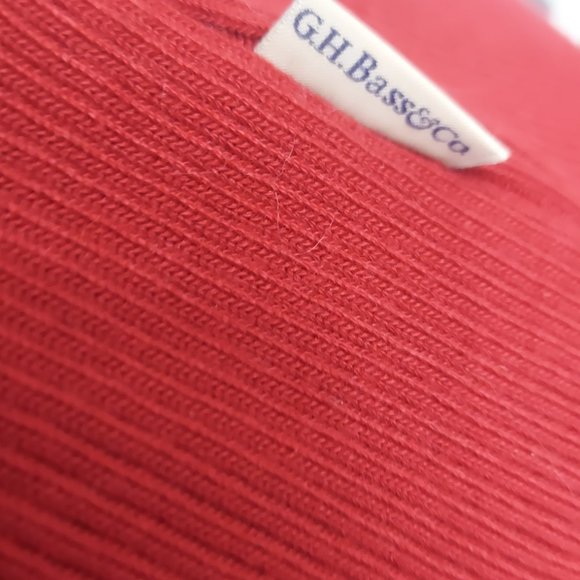 NWT G.H.Bass Womens Red Quilted Outdoors Vest Small - Picture 10 of 14